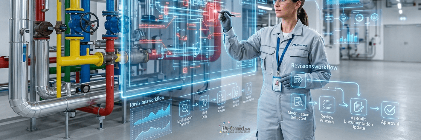 Roteinträge, As-built und Revisionsworkflow